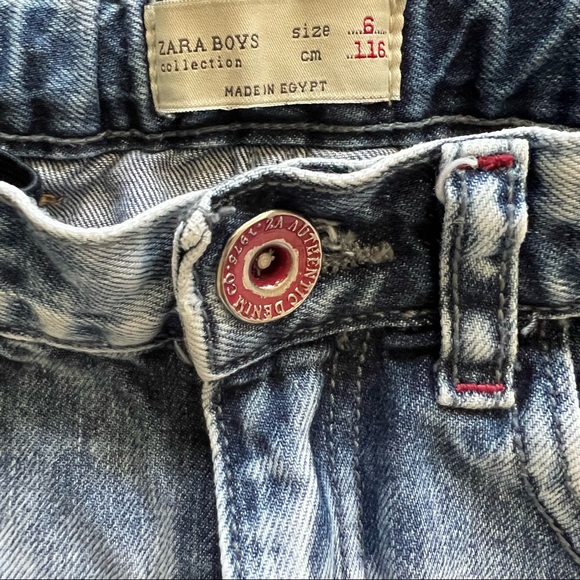 Zara distressed denim shorts 6 years - Picture 5 of 5